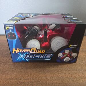 Mindscope Red Hoverquad Radio Control Light Up Multi-Stunt Vehicle Sidewinder